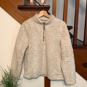 Sherpa Quarter Zip Sweatshirt